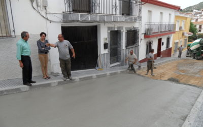 Infraestructuras reforma la calle Trafalgar en la barriada de Buenavista en Priego de Córdoba