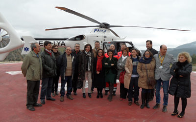 El municipio de Priego de Córdoba cuenta ya con un helipuerto del 061 para atención sanitaria urgente