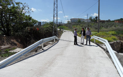 Solucionan los problemas de agua y mejoran el firme del Camino Viejo de Luque en Priego