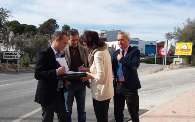 El Ayuntamiento recepciona el acerado y las instalaciones de la Travesía del Llano de la Sardina