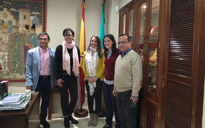 Reunión De Representantes Del Ayuntamiento De Priego Con La Delegada Territorial De La Consejería De Educación  De Córdoba