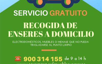 DISPONIBLE EL SERVICIO GRATUITO DE RECOGIDA DE ENSERES