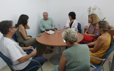 VISITA AL CENTRO DE SALUD DE LA DELEGADA TERRITORIAL DE LA CONSEJERÍA DE SALUD Y FAMILIAS EN CÓRDOBA Y EL DIRECTOR GERENTE DEL ÁREA DE GESTIÓN SANITARIA SUR DE CÓRDOBA