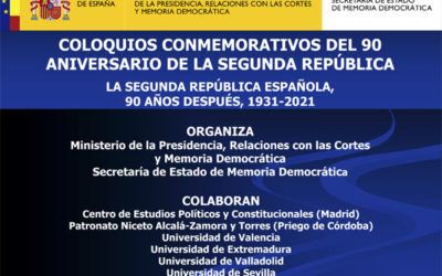 Enlaces Para Visionar Los Coloquios Conmemorativos Del 90 Aniversario De La II República