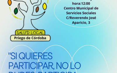 Jornada de Trabajo : I. Plan Local de Salud RELAS-PRIEGO DE CÓRDOBA