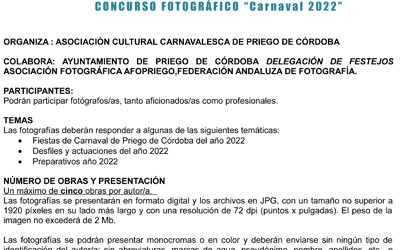Concurso Fotográfico Carnaval 2022