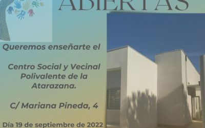 Jornada de Puertas Abiertas en el Centro Social y Vecinal Polivalente de la Atarazana