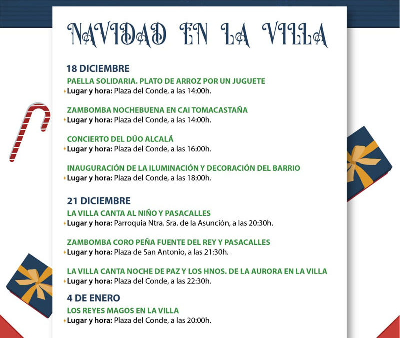 Navidad en la Villa, Priego de Córdoba 2022-2023