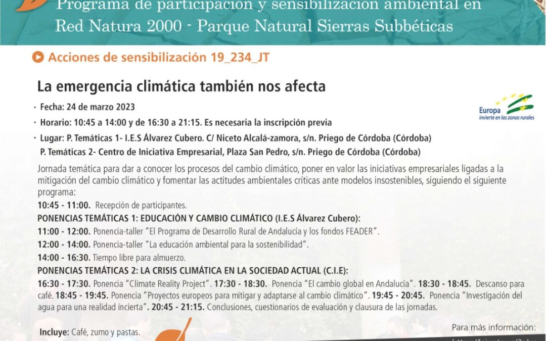 Programa de participación y sensibilización ambiental en Red Natura 2000