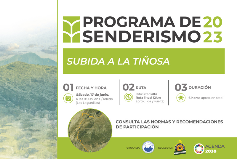 Programa de Senderismo 2023, Nueva Fecha Ruta Subida a la Tiñosa 17 junio 2023
