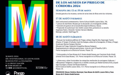 Programación Día Internacional de los Museos, del 13 al 19 de mayo de 2024.