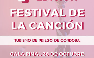 V Edición Del Festival De La Canción De Priego De Córdoba. Inscripciones Abiertas hasta el 4 de Octubre