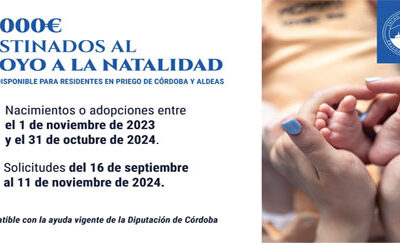 Anuncio Convocatoria De La Concesion De Ayudas Economicas A La Natalidad Y/O Adopcion De Los Nacidos Entre El 1/11/2023 Al 30/10/2024