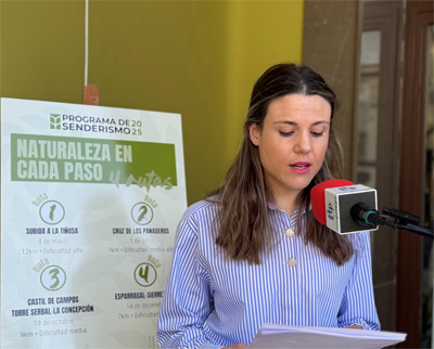 PRIEGO DE CÓRDOBA LANZA EL PROGRAMA ‘NATURALEZA EN CADA PASO’ CON CUATRO RUTAS DE SENDERISMO ENTRE MAYO Y DICIEMBRE